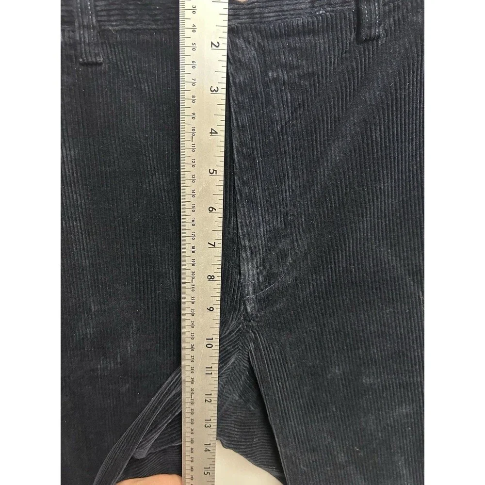 Polo Ralph Lauren Pants Mens 40x30 Navy Blue Corduroy Casual Classic Fit Preppy